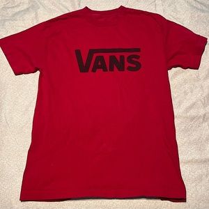 VANS Basic Red Graphic Tee